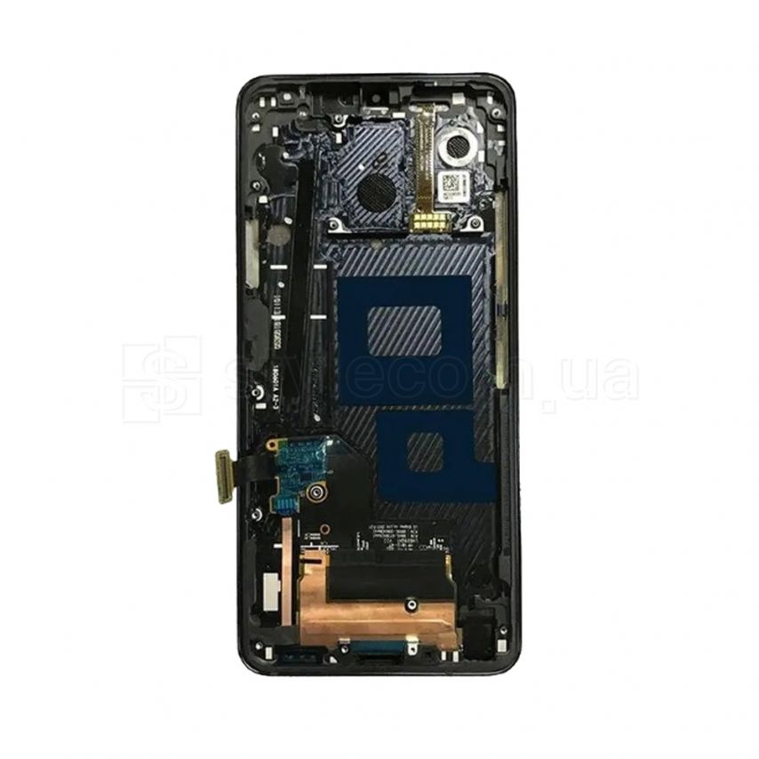 Дисплей (LCD) для LG G7 ThinQ G710 с тачскрином и рамкой black Original Quality
