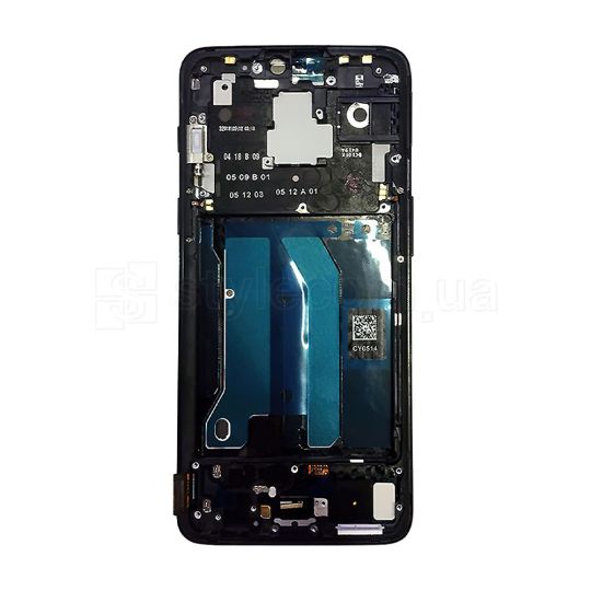 Дисплей (LCD) для OnePlus 6 A6003 з тачскріном та рамкою black (Oled) Original Quality