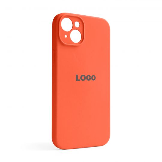 Чохол Full Silicone Case для Apple iPhone 14 Plus apricot (02) закрита камера