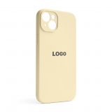 Чохол Full Silicone Case для Apple iPhone 14 Plus antique white (10) закрита камера