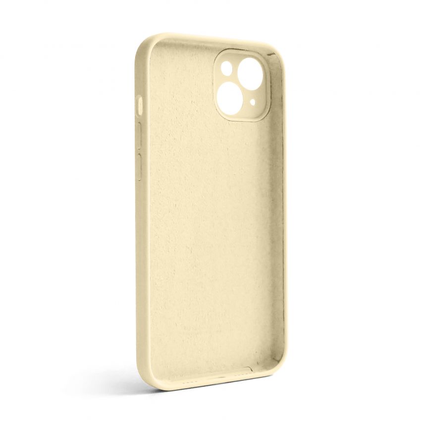 Чохол Full Silicone Case для Apple iPhone 14 Plus antique white (10) закрита камера