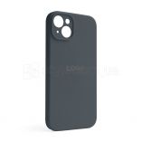 Чехол Full Silicone Case для Apple iPhone 14 Plus dark grey (15) закрытая камера - купить за 239.40 грн в Киеве, Украине