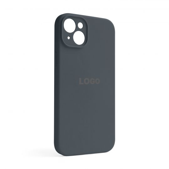 Чехол Full Silicone Case для Apple iPhone 14 Plus dark grey (15) закрытая камера - купить за 222.00 грн в Киеве, Украине