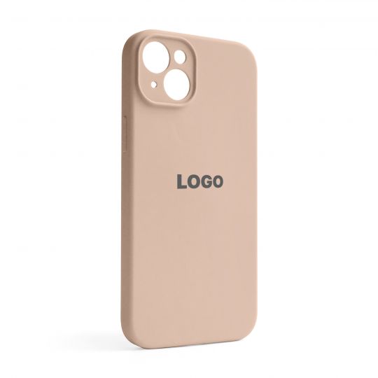 Чехол Full Silicone Case для Apple iPhone 14 Plus nude (19) закрытая камера