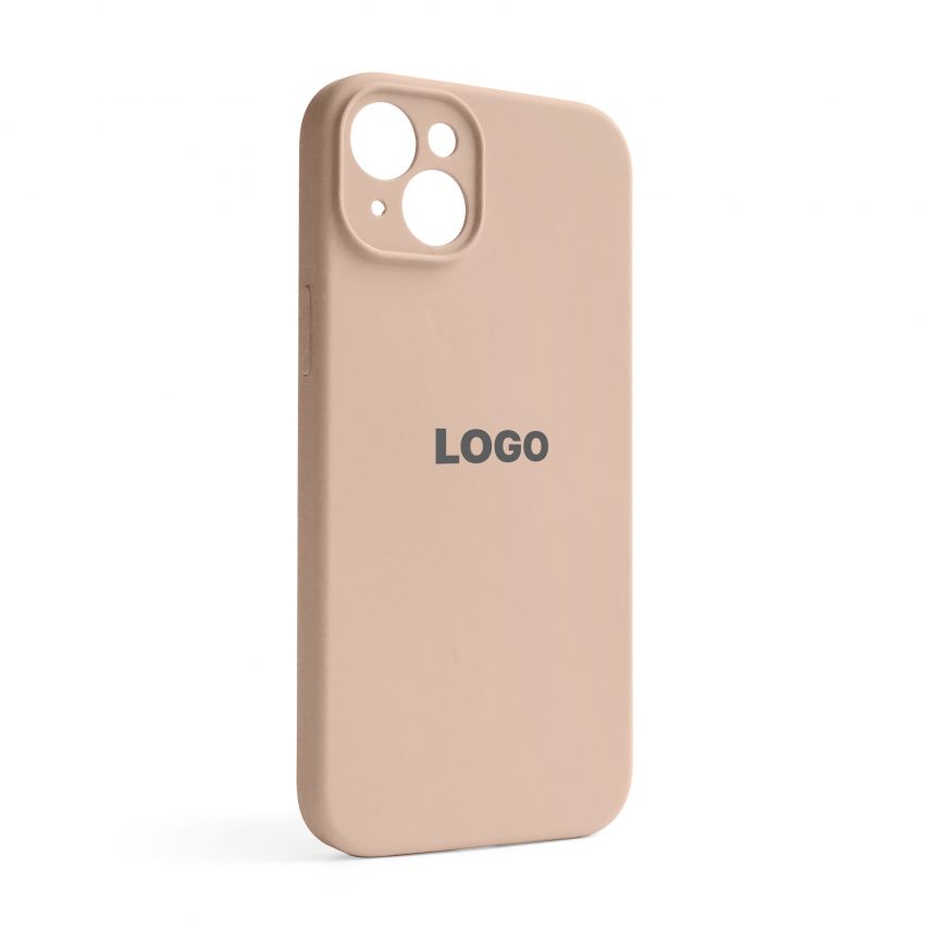 Чехол Full Silicone Case для Apple iPhone 14 Plus nude (19) закрытая камера