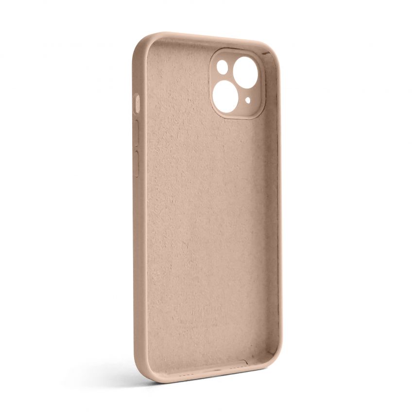 Чехол Full Silicone Case для Apple iPhone 14 Plus nude (19) закрытая камера