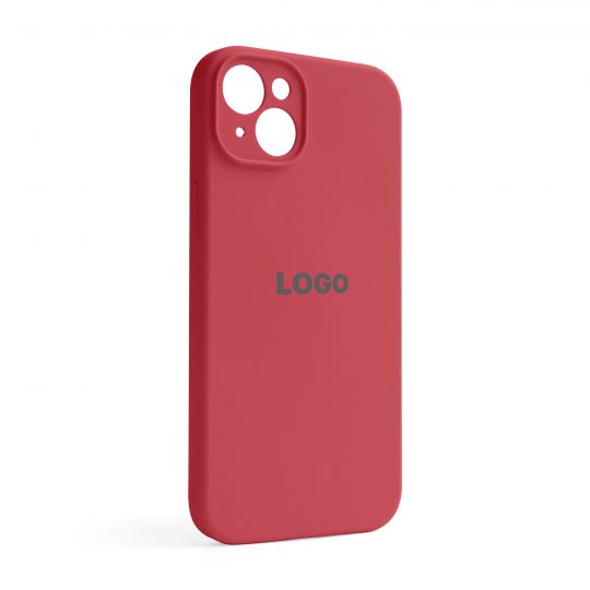Чехол Full Silicone Case для Apple iPhone 14 Plus camellia (25) закрытая камера