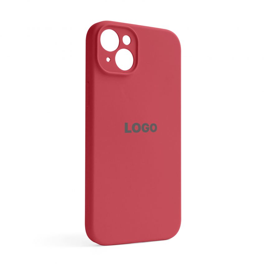 Чехол Full Silicone Case для Apple iPhone 14 Plus camellia (25) закрытая камера