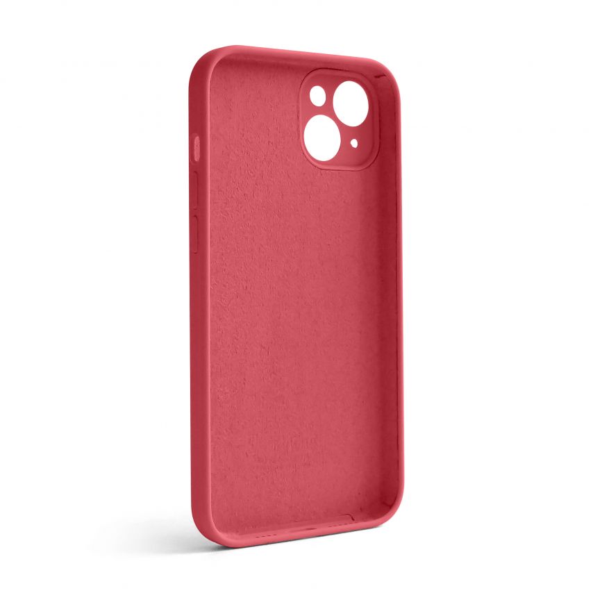 Чехол Full Silicone Case для Apple iPhone 14 Plus camellia (25) закрытая камера