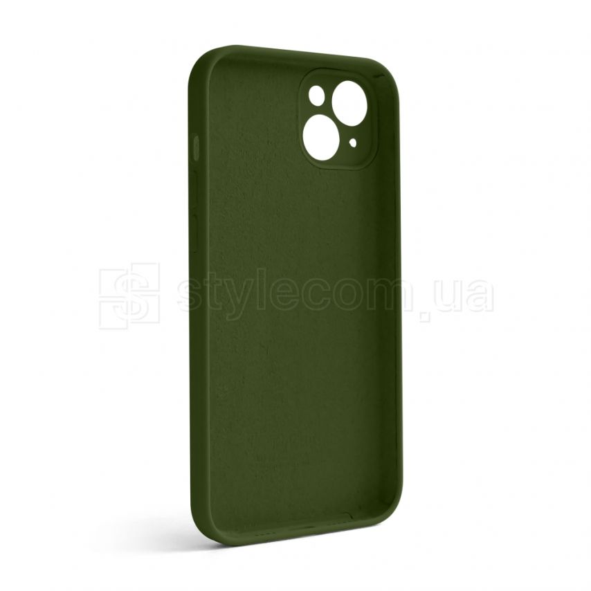 Чехол Full Silicone Case для Apple iPhone 14 Plus army green (45) закрытая камера