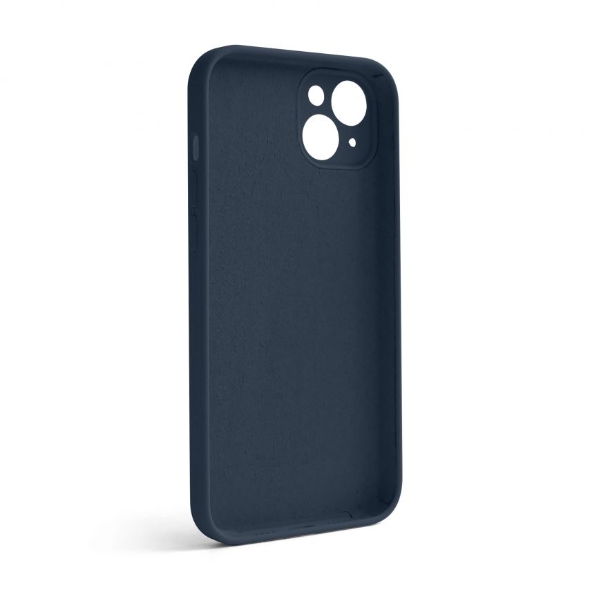 Чехол Full Silicone Case для Apple iPhone 14 Plus deep navy (68) закрытая камера