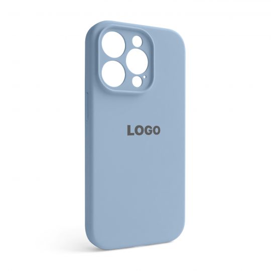 Чехол Full Silicone Case для Apple iPhone 14 Pro light blue (05) закрытая камера - купить за 222.00 грн в Киеве, Украине