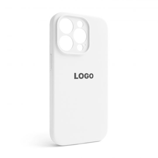 Чехол Full Silicone Case для Apple iPhone 14 Pro white (09) закрытая камера - купить за 225.00 грн в Киеве, Украине