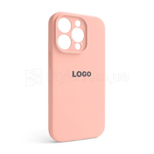 Чехол Full Silicone Case для Apple iPhone 14 Pro light pink (12) закрытая камера