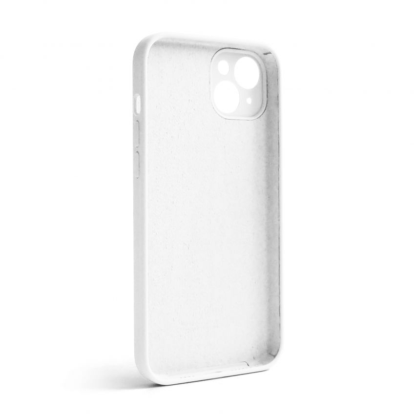 Чохол Full Silicone Case для Apple iPhone 14 Plus white (09) закрита камера