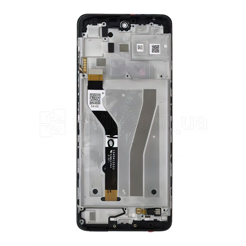 Дисплей (LCD) для Motorola G40 Fusion, G60 XT2135-2, XT2135 с тачскрином и рамкой (IPS) black Original Quality