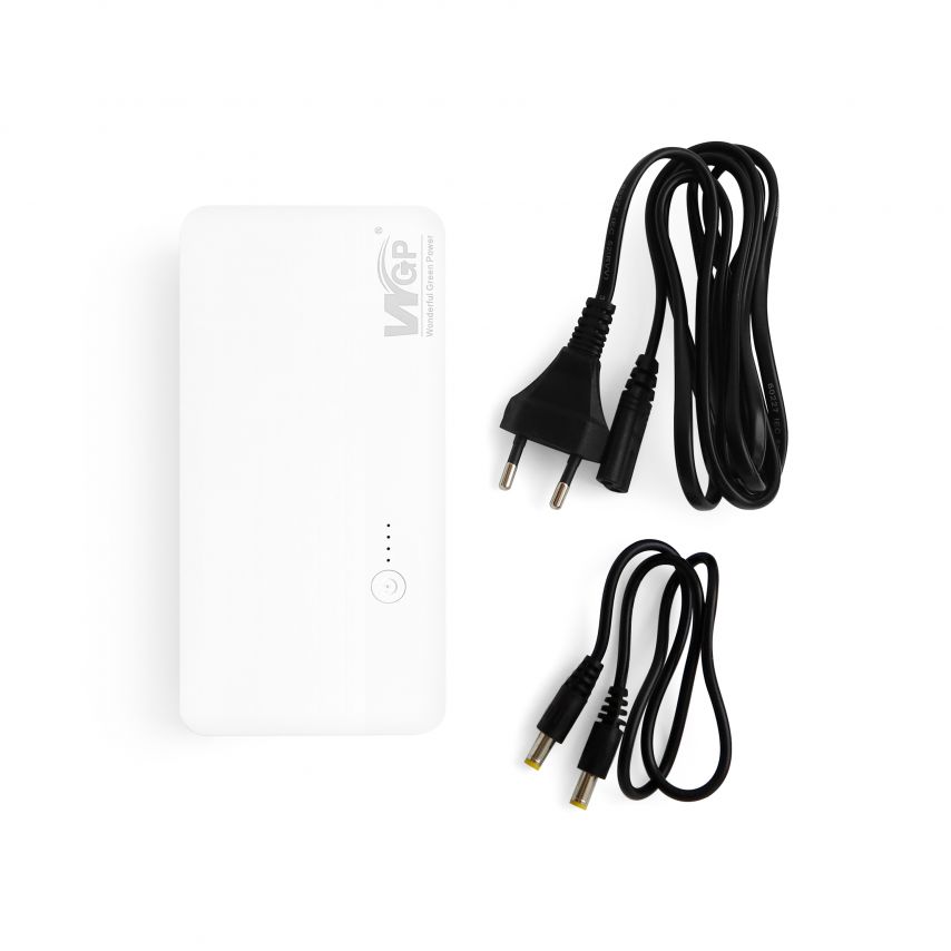 Mini DC POE UPS источник бесперебойного питания для роутера 8000mAh white