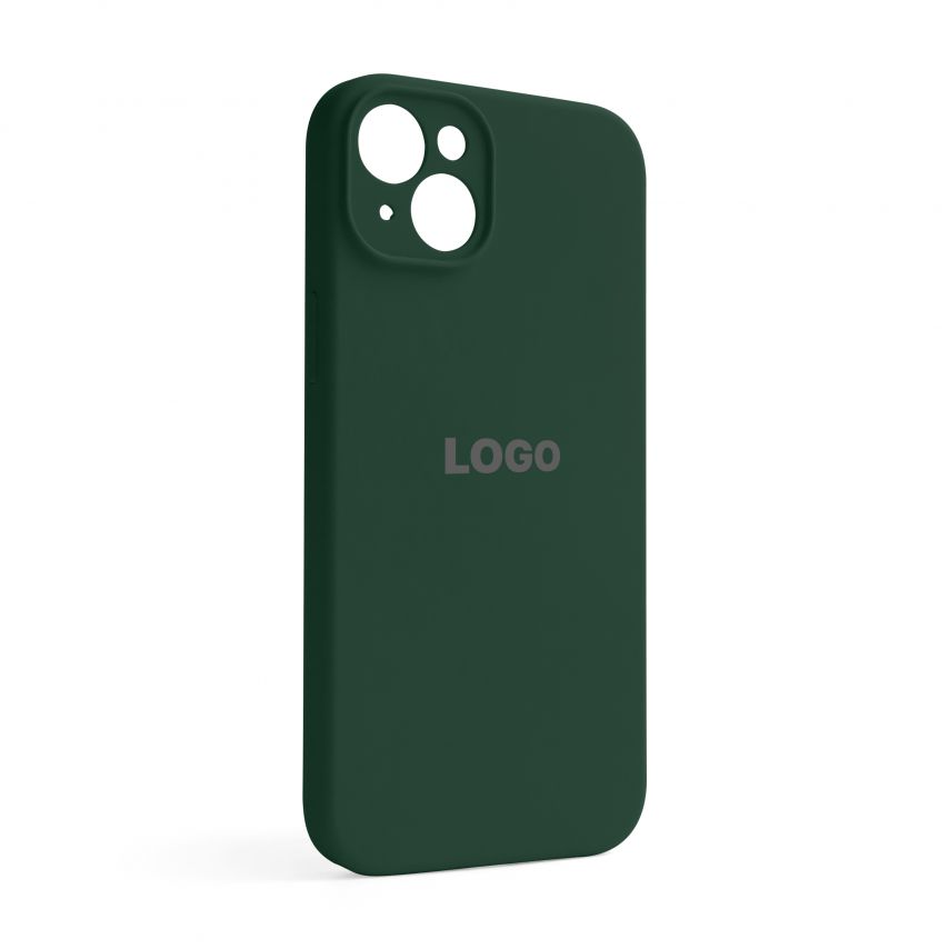 Чохол Full Silicone Case для Apple iPhone 14 Plus atrovirens green (54) закрита камера