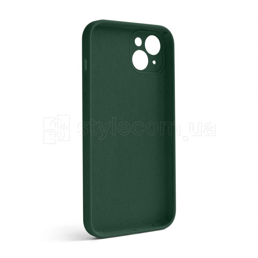Чехол Full Silicone Case для Apple iPhone 14 Plus atrovirens green (54) закрытая камера