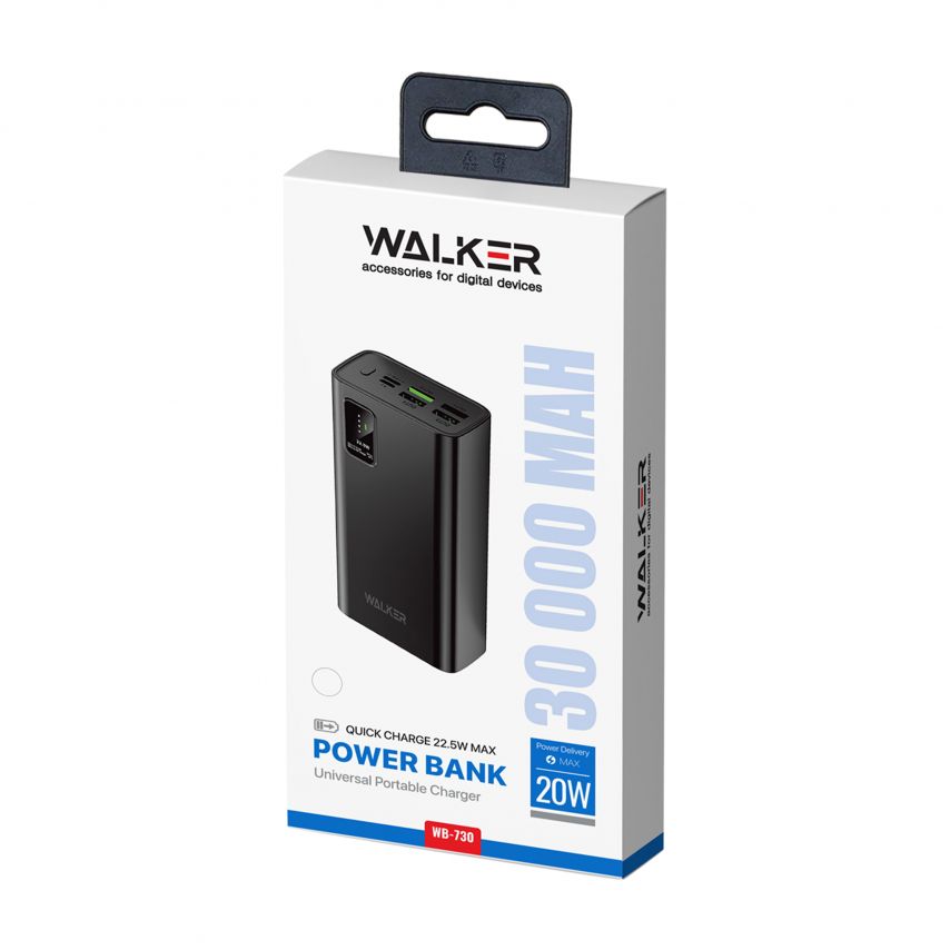 Power Bank WALKER WB-730 30000mAh white