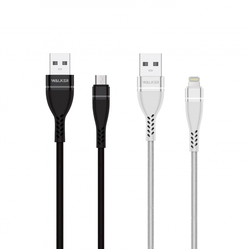 Кабель USB WALKER C580 Lightning white