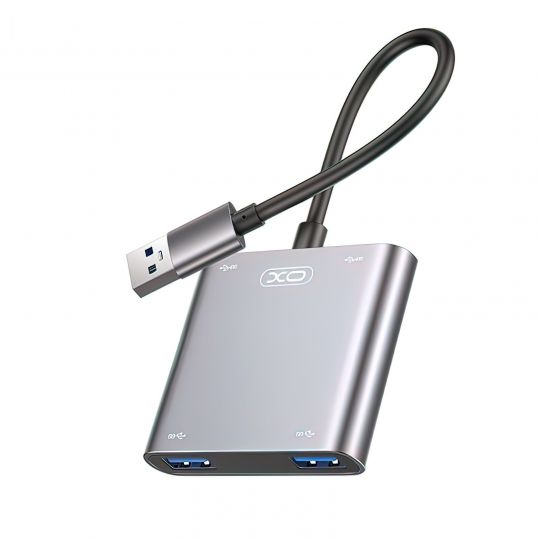 Переходник USB-HUB XO HUB012A 4в1 с USB разъёмом