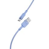 Кабель USB XO NB198 Type-C Quick Charge 2.4A blue
