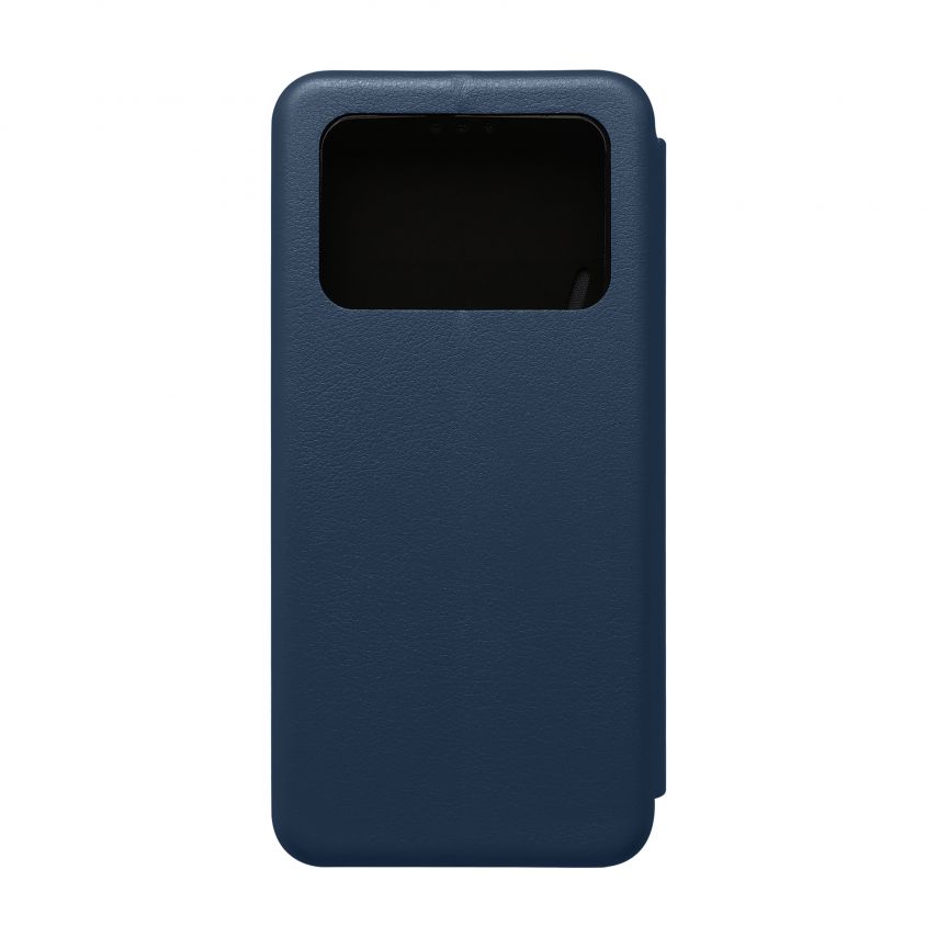 Чехол-книжка Premium для Xiaomi Poco M4 Pro 4G dark blue