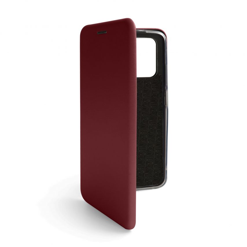 Чехол-книжка Premium для Xiaomi Poco M4 Pro 4G marsala