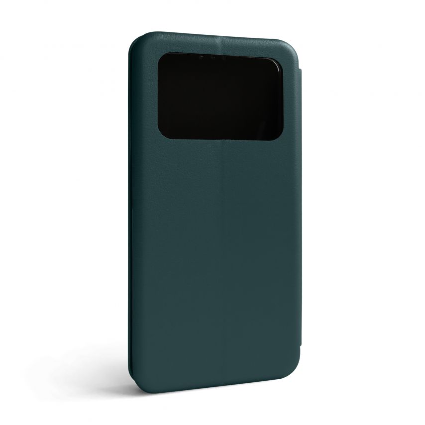 Чехол-книжка Premium для Xiaomi Poco M4 Pro 4G midnight green