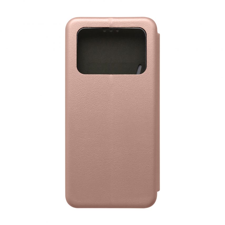 Чехол-книжка Premium для Xiaomi Poco M4 Pro 4G rose gold