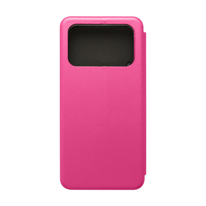 Чехол-книжка Premium для Xiaomi Poco C40 hot pink