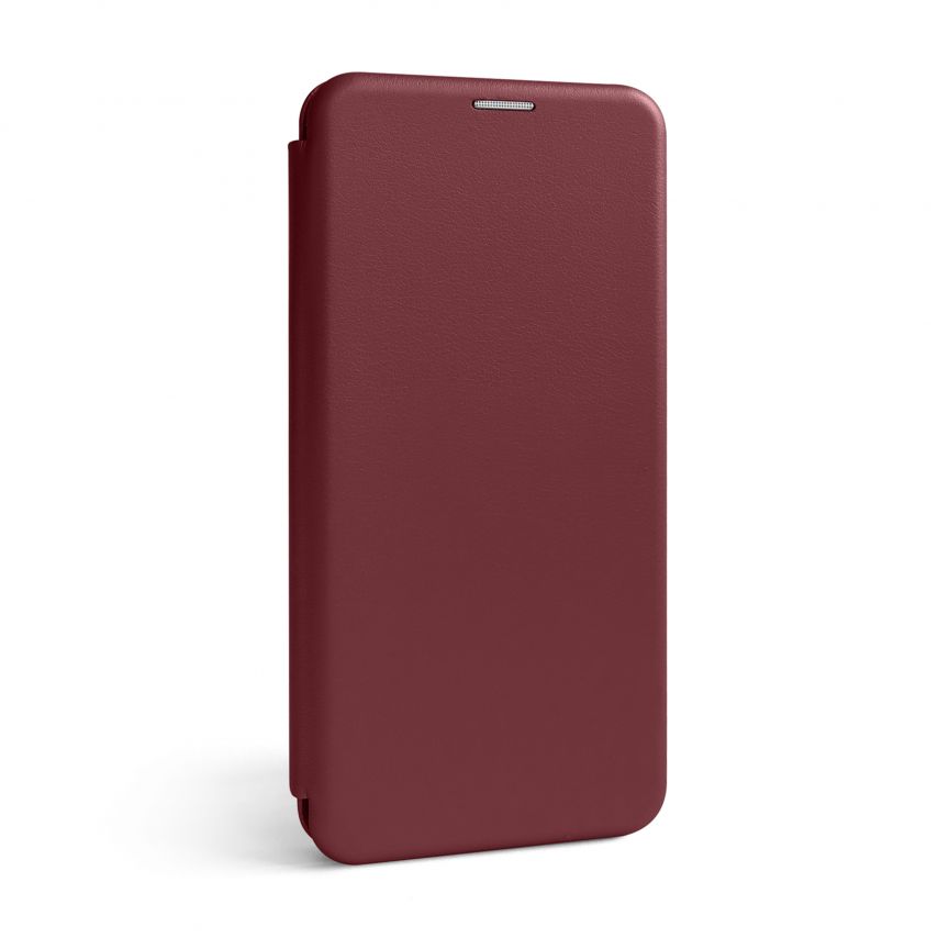 Чехол-книжка Premium для Xiaomi Poco C40 marsala
