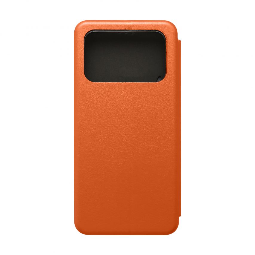 Чехол-книжка Premium для Xiaomi Poco C40 orange