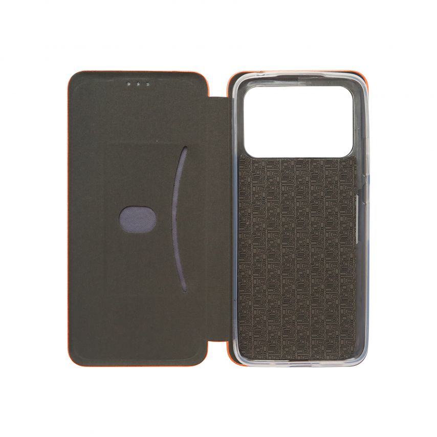 Чехол-книжка Premium для Xiaomi Poco C40 orange