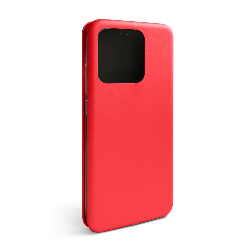 Чехол-книжка Premium для Xiaomi Redmi 10C red