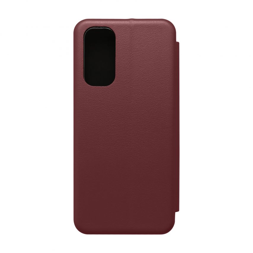 Чехол-книжка Premium для Xiaomi Redmi Note 11 4G, Redmi Note 11S 4G marsala