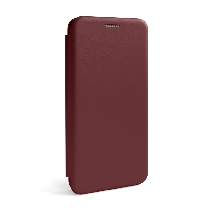 Чехол-книжка Premium для Xiaomi Redmi Note 11 4G, Redmi Note 11S 4G marsala