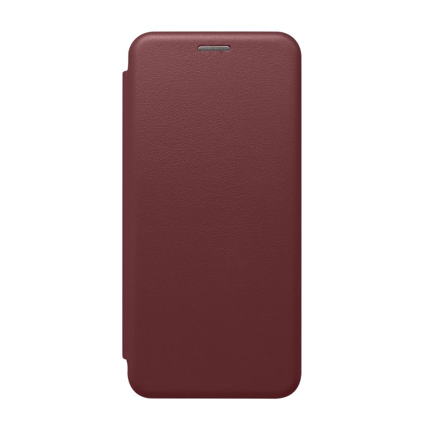 Чехол-книжка Premium для Xiaomi Redmi Note 11 4G, Redmi Note 11S 4G marsala