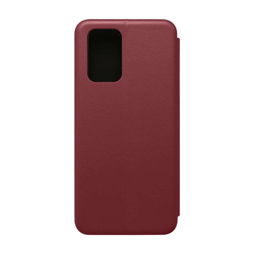 Чехол-книжка Premium для Xiaomi Redmi 10 (2022) marsala