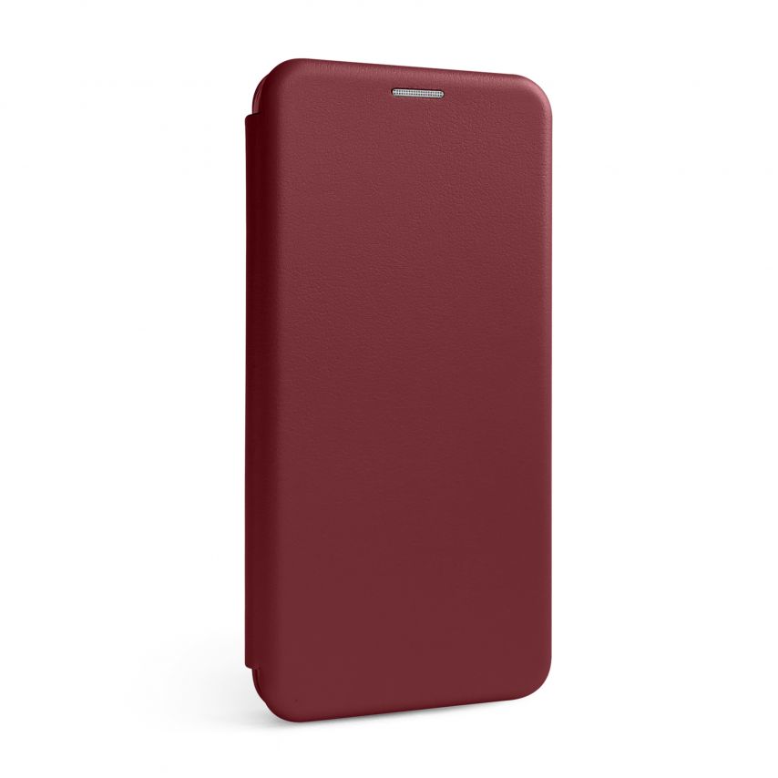 Чехол-книжка Premium для Xiaomi Redmi 10 (2022) marsala
