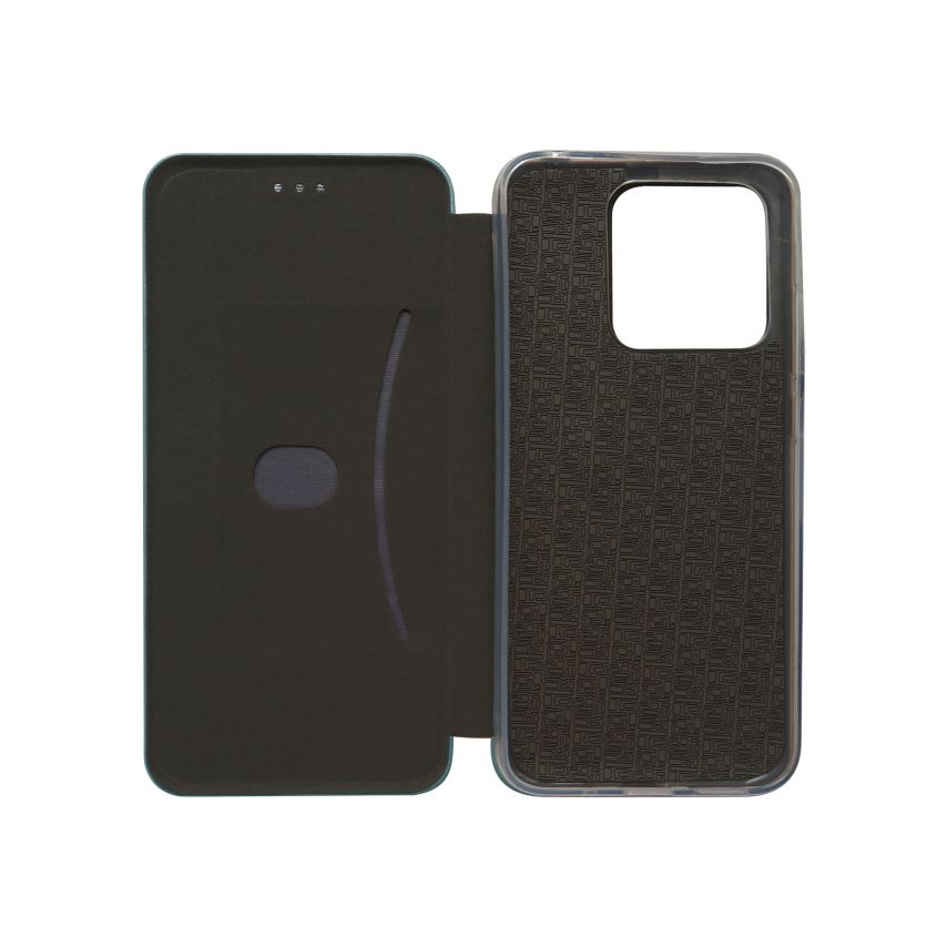 Чехол-книжка Premium для Xiaomi Redmi 10A midnight green