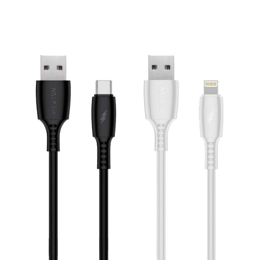 Кабель USB WALKER C308 Lightning white