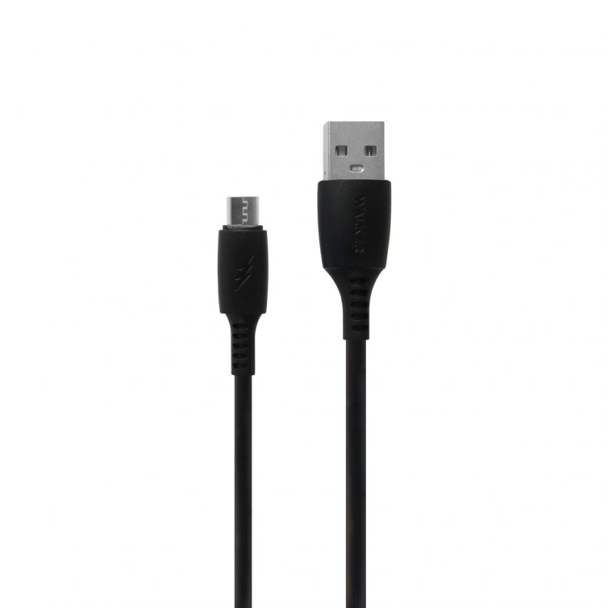 Кабель USB WALKER C308 Micro black