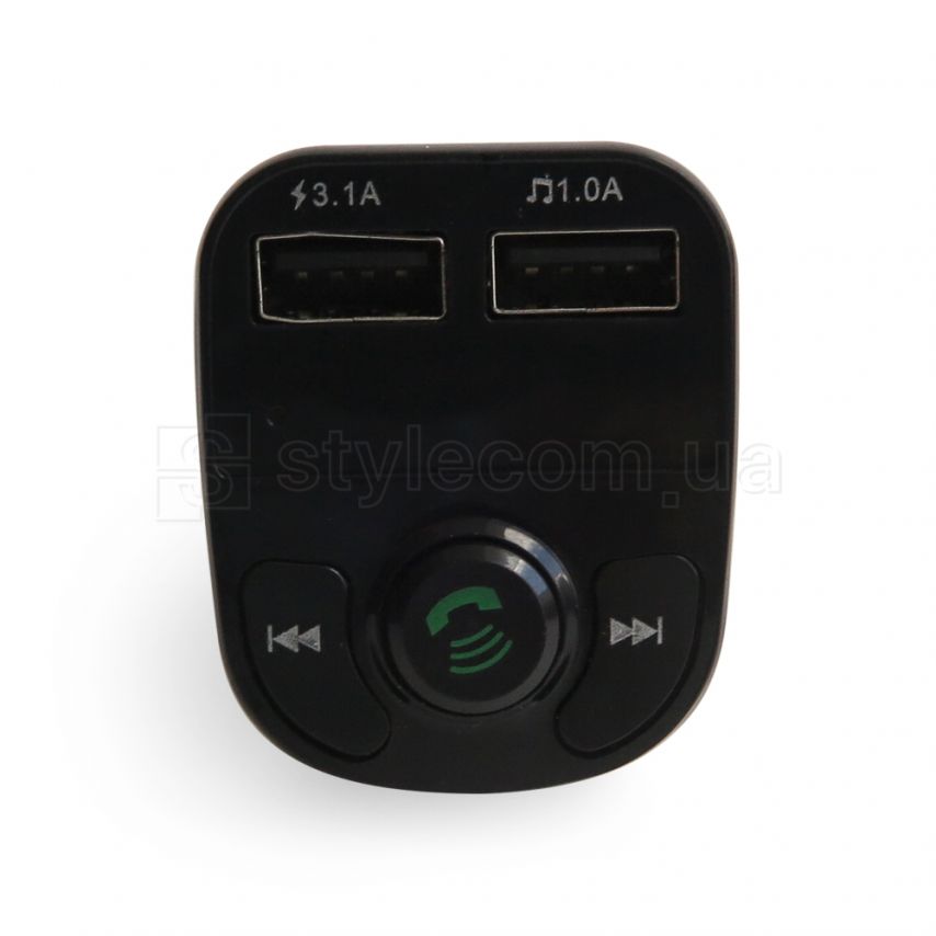 FM Модулятор A22 Bluetooth + АЗУ 2USB 1A/3.1А black