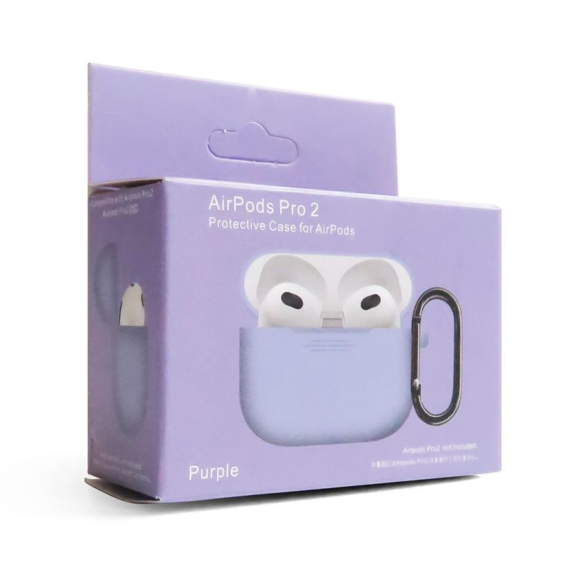 Чохол для AirPods Pro 2 Slim purple / пурпурний (7)