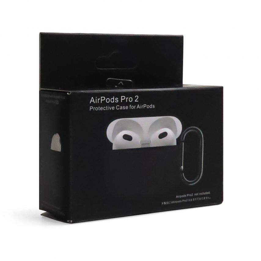 Чохол для AirPods Pro 2 slim black / чорний (12)