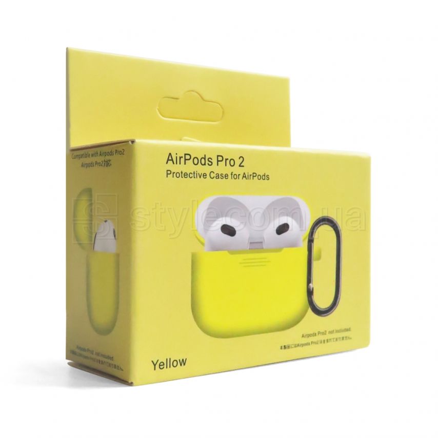 Чехол для AirPods Pro 2 Slim yellow / желтый (14)