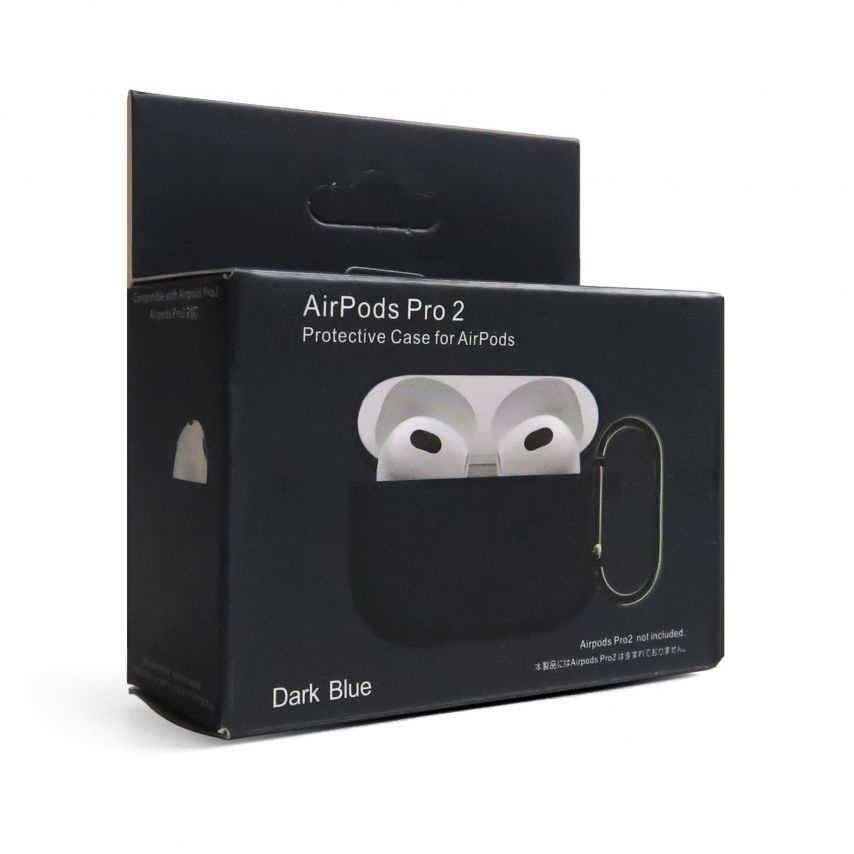 Чехол для AirPods Pro 2 Slim dark blue / темно-голубой (19)