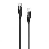 Кабель USB WALKER C735 Type-C to Type-C 65W black - купити за 159.60 грн у Києві, Україні